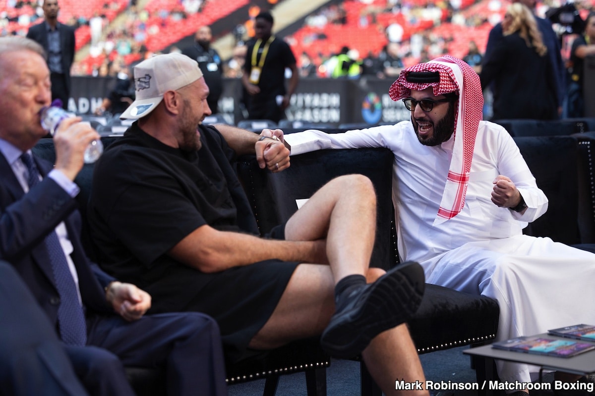 Image: Turki Alalshikh Pressures Fury to "Deliver the Job" Against Usyk in Rematch