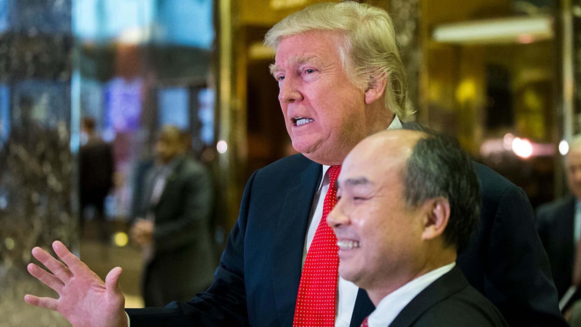 Softbank CEO and Trump to announce $100 billion U.S. investment