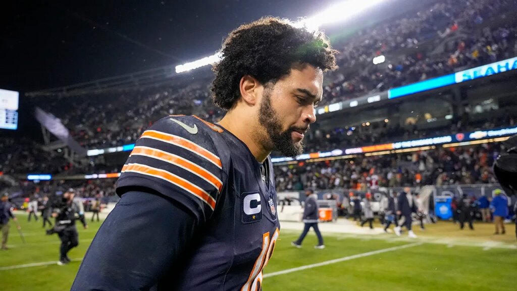 Caleb Williams says Bears fans' frustrations predate his tenure after latest loss: 'It's my first year'