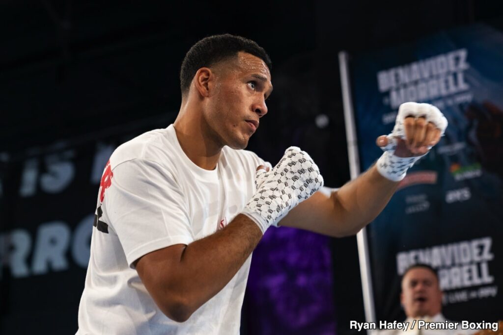 Image: Benavidez Predicts Morrell Will Praise Him After February 1st Fight