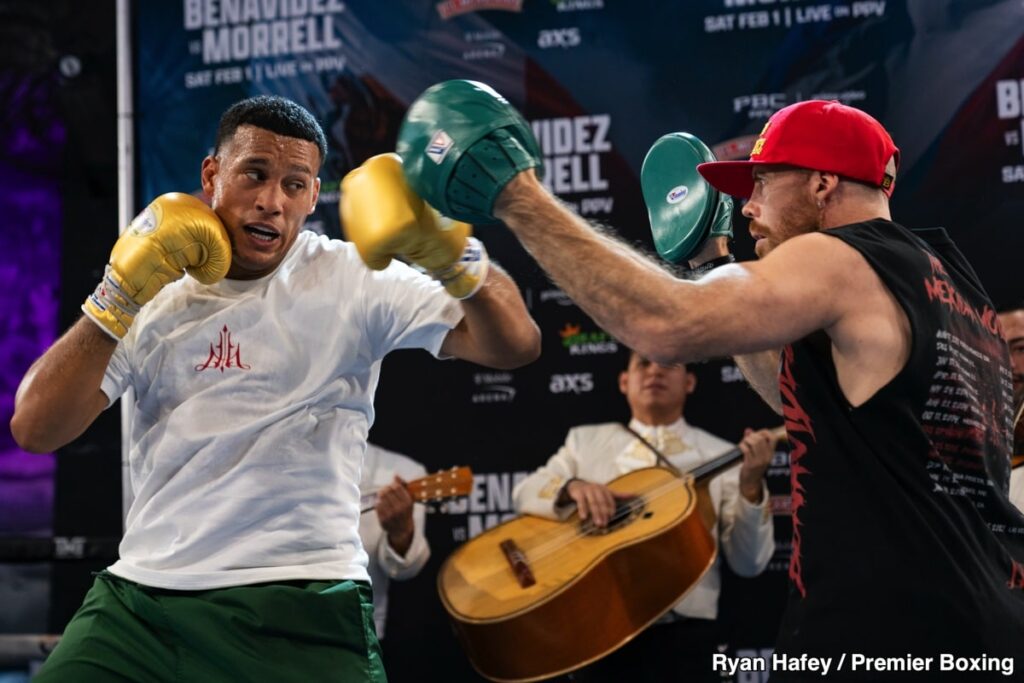 Image: Morrell's Power Enough? Trainer Questions Fighter's Ring IQ for Benavidez Clash