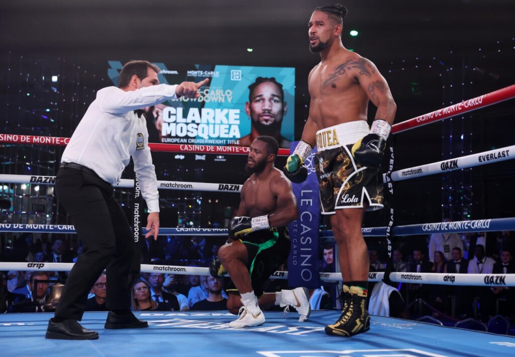 Image: Boxing Results: Mosquea Out-Slugs Clarke to Claim EBU Cruiserweight Crown