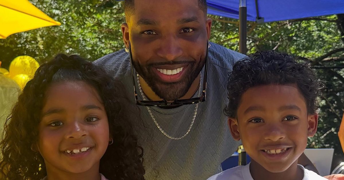 Tristan Thompson Bonds With 3 of His Children in Rare Family Photos