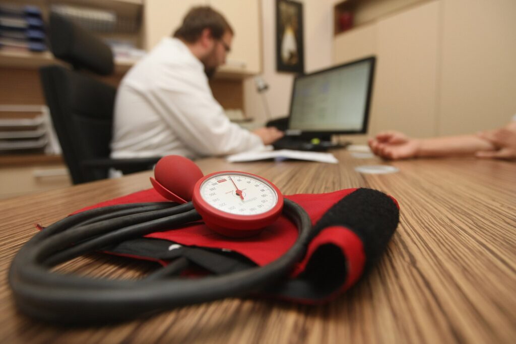 Photo of doctor's office.