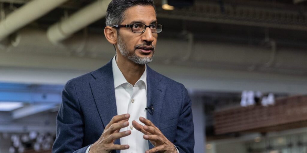 Google CEO urges employees to move faster and ‘stay scrappy’ ahead of pivotal year in AI, report says