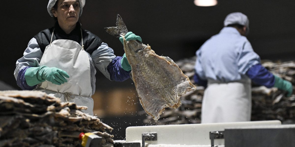 Forget turkey, supermarkets in Portugal overflow with salted cod as holiday season approaches