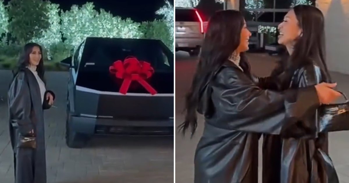 Kim Kardashian Gives BFF Tracy Romulus a Cybertruck for Her Birthday