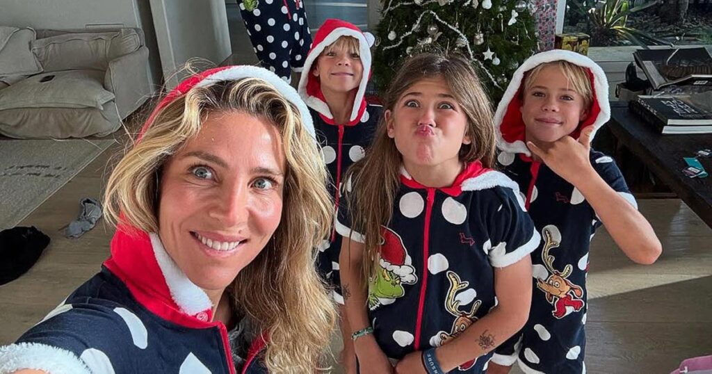 Celebrities Wearing Matching Holiday, Christmas Pajamas: Pics