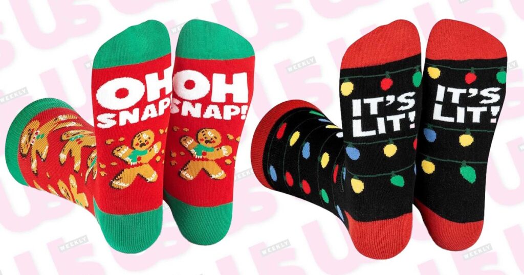 These Festive Socks Will Get You in the Holiday Spirit