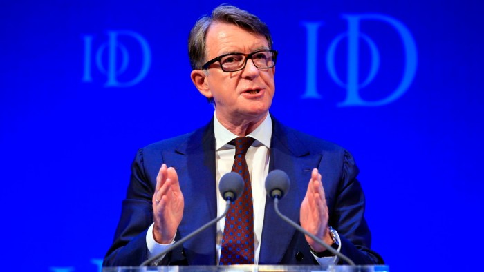 Lord Peter Mandelson