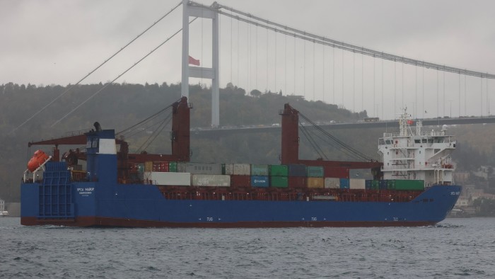 Russian cargo ship sinks in the Mediterranean Sea