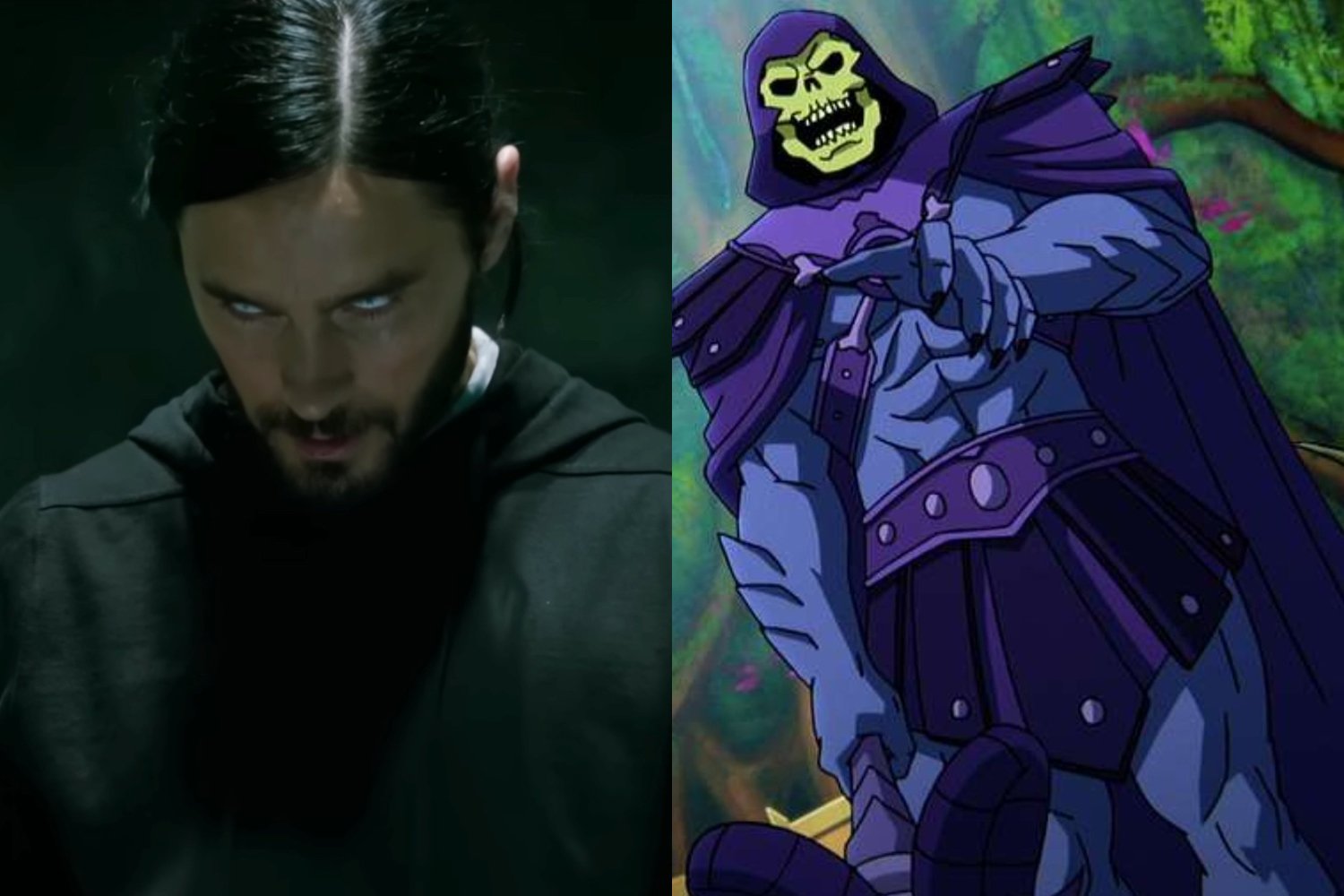 Jared Leto Morbius Skeletor He Man