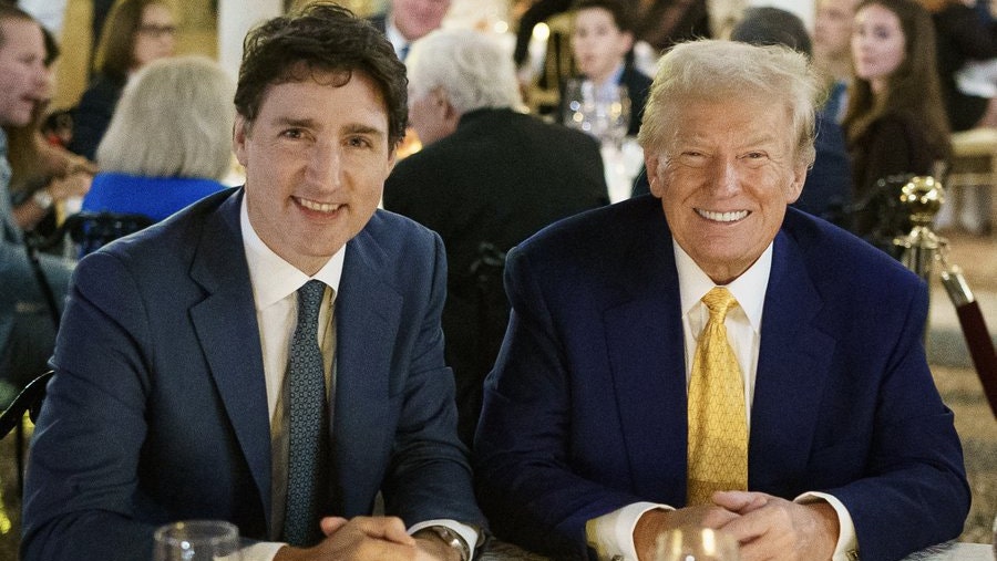 Trump weighs in on political turmoil in the 'great state of Canada,' trolls 'Governor Justin Trudeau'