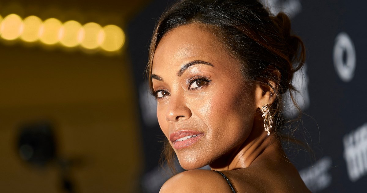 Zoe Saldana's Rosy Nude Lip Shade is Under $30 from Smashbox