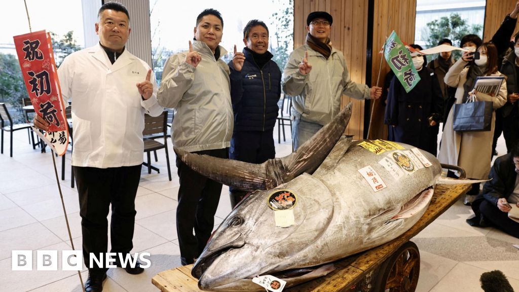 Motorbike-sized tuna sold to Tokyo sushi restaurateurs for $1.3m