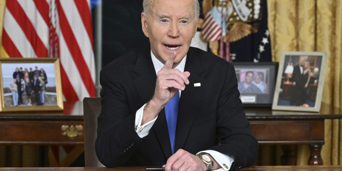 Biden uses farewell address to warn an ultra-wealthy ‘oligarchy’ and a ‘tech-industrial complex’ are infringing on Americans’ rights