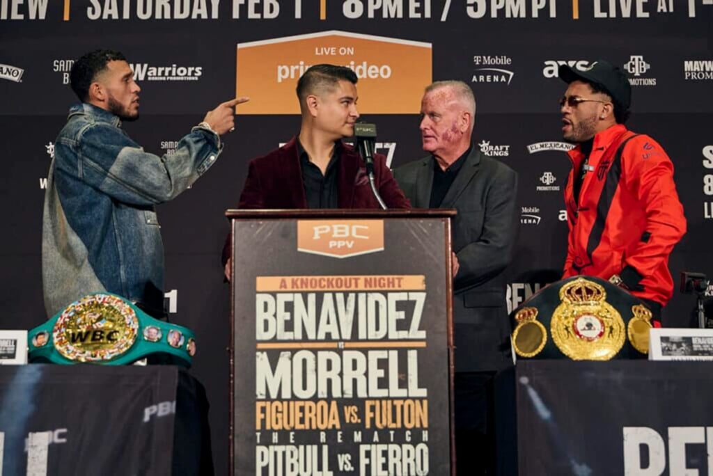 Image: Battle Of The Davids Benavidez vs Morrell