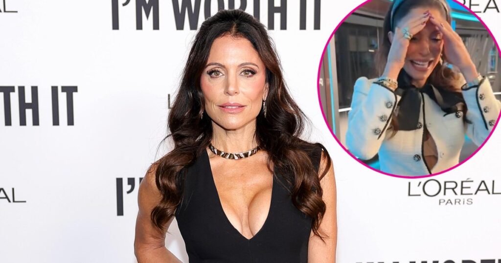 Bethenny Frankel's Dress Pops Open and Reveals Her Bra at Nasdaq Event