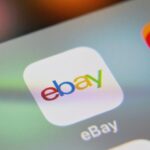 E-commerce app icons including eBay