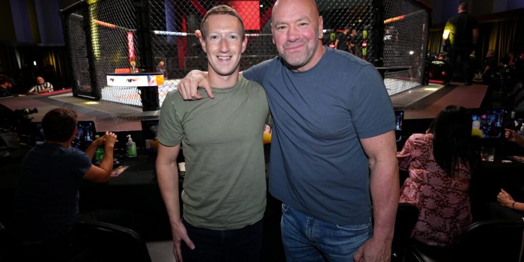 Meta’s Zuckerberg adds UFC’s Dana White, two others to board