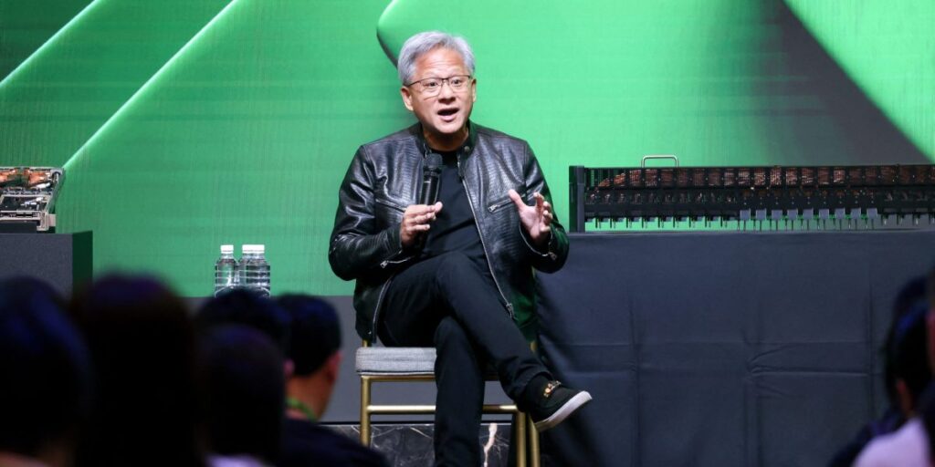 A stray comment from Nvidia CEO Jensen Huang was enough to give Samsung’s shares a boost