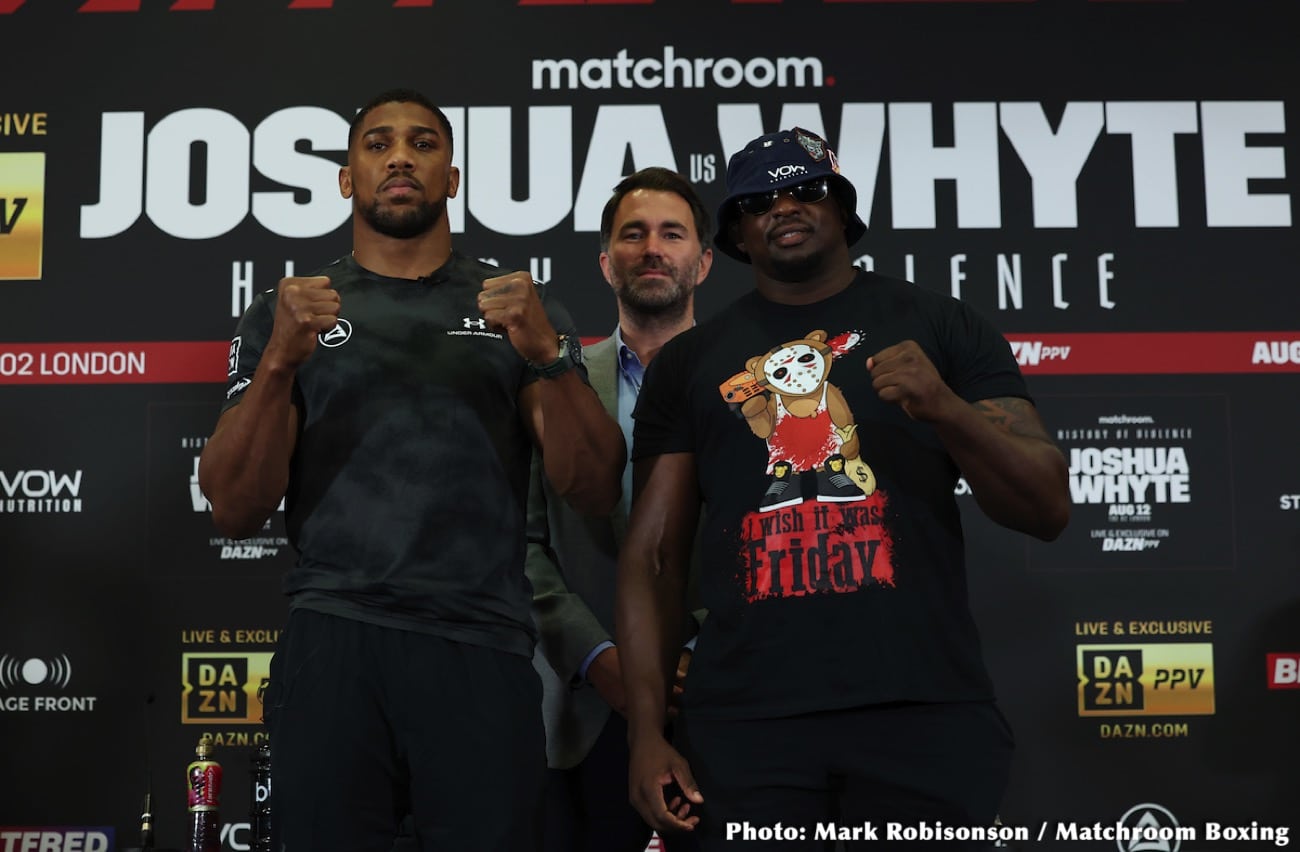 Image: "I'm Up For It" - Whyte Ready for Joshua Rematch