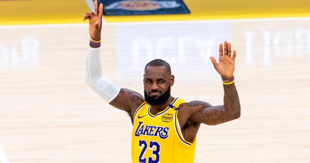 LeBron James Has Adorable Moment With Crying Fan Sitting Courtside