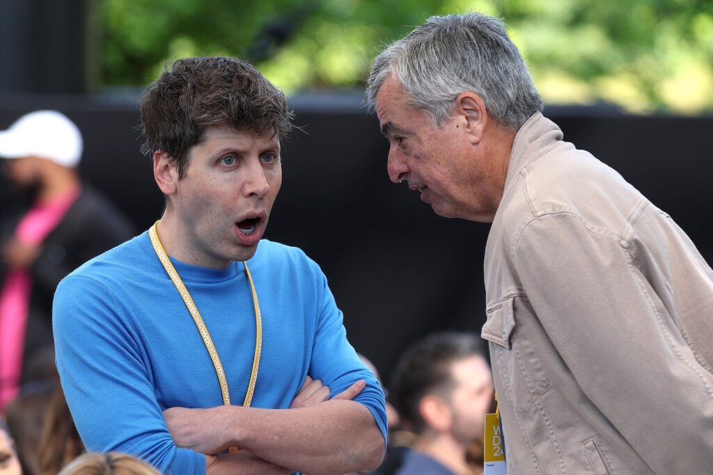 OpenAI CEO Sam Altman at an Apple event