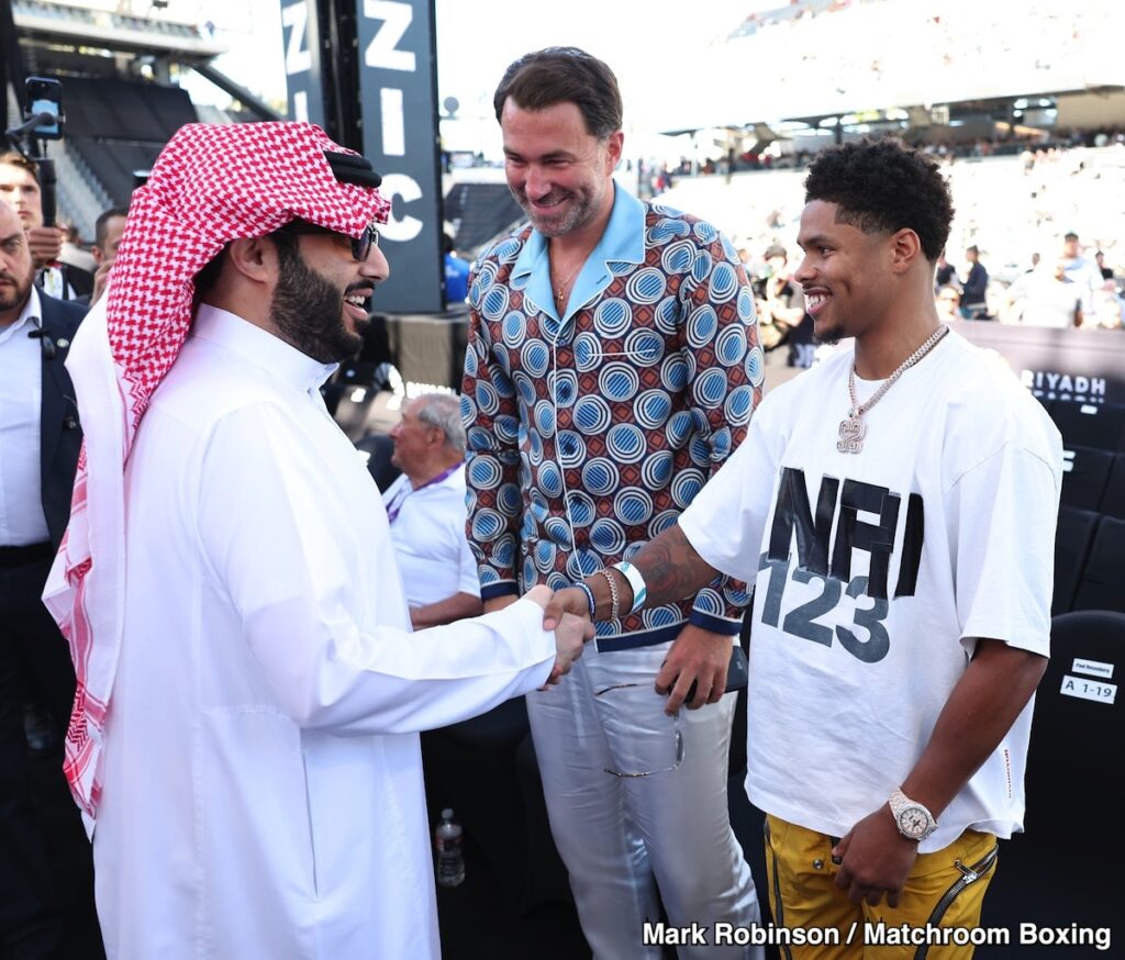 Image: Shakur Stevenson believes Turki Al-Shiekh can make the mega-fight between him and Gervonta Davis happen