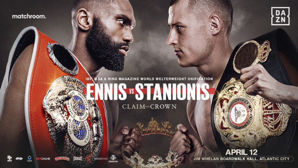 Image: Boots Ennis Faces Stanionis in April 12th Title Clash