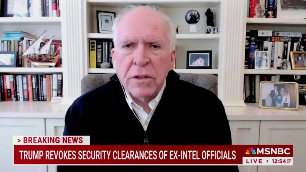 Ex-CIA director who had clearance revoked by Trump speaks out on MSNBC