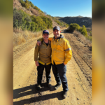 Firefighting father son duo connect while battling Los Angeles wildfires