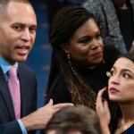 AOC, Jeffries remain silent on Democrat backlash after saying anti-trans athlete bill empowers child predators