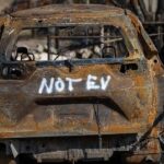 Electric vehicle lithium-ion batteries challenge California wildfire cleanup