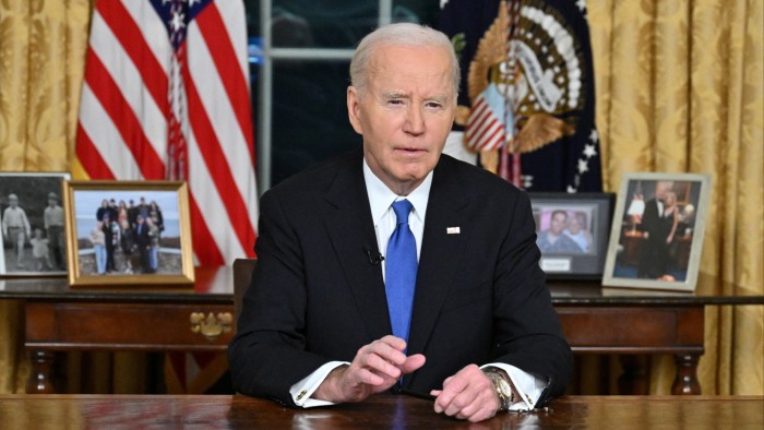 Joe Biden says ‘oligarchy’ emerging in US in final White House address