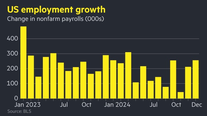 US economy smashes expectations with 256,000 jobs created in December