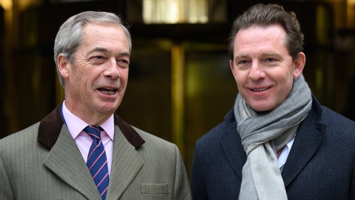 Nigel Farage and Nick Candy