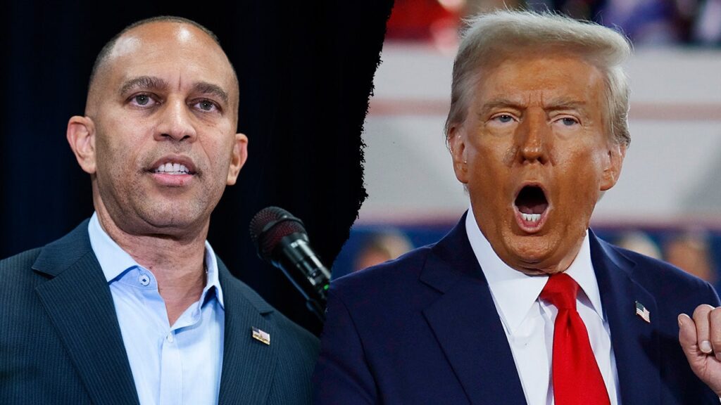 Trump White House demands apology from Hakeem Jeffries