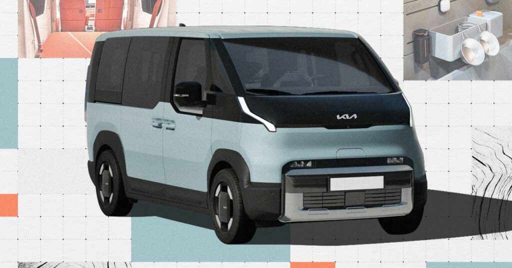 Kia Has Revealed Its Electric Camper to Rival VW’s ID.Buzz