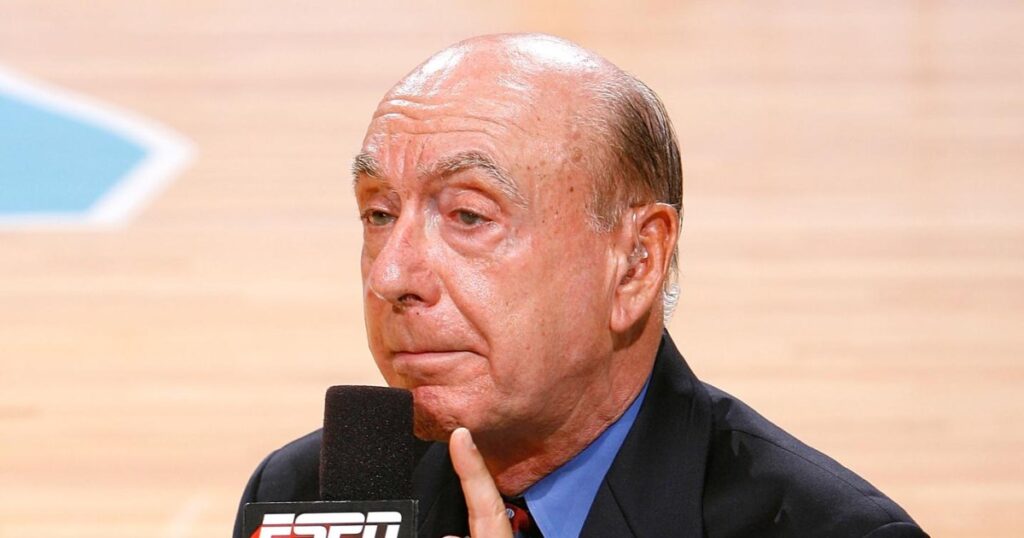 Dick Vitale Makes Emotional Return After Sharing He's Cancer-Free