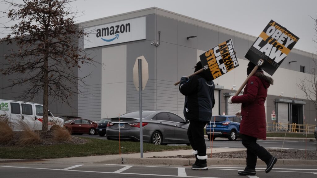 Amazon workers face 'anti-union propaganda' in Garner, North Carolina