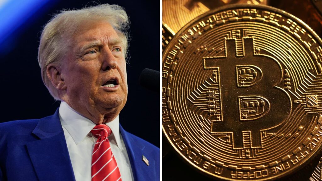 Bitcoin dips below $97,000 after Trump orders tariffs, smaller cryptocurrencies tumble