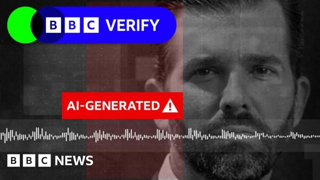 Viral Donald Trump Jr audio highly likely AI fake