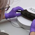 First glimpse inside burnt scroll after 2,000 years