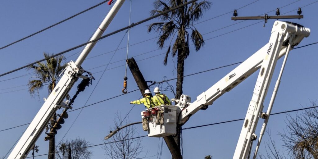 Southern California Edison says its equipment may have sparked a small wildfire that broke out the same day two other blazes ravaged thousands of Los Angeles homes