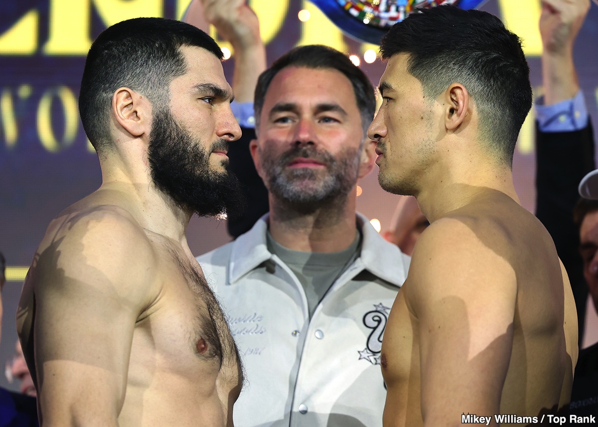 Image: Artur Beterbiev 175 vs. Dmitry Bivol 174.1 - Weigh-in Results for Saturday