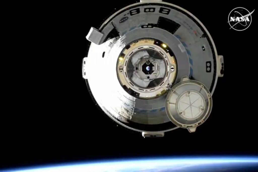 Boeing's Starliner performed an uncrewed undocking from the ISS in September 2024.