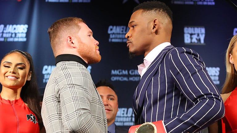 VIDEO Behind the scenes with Danny Jacobs at Canelo press conference