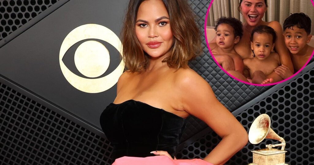 Chrissy Teigen Defends Taking 'Coconut Milk Bath' With Kids