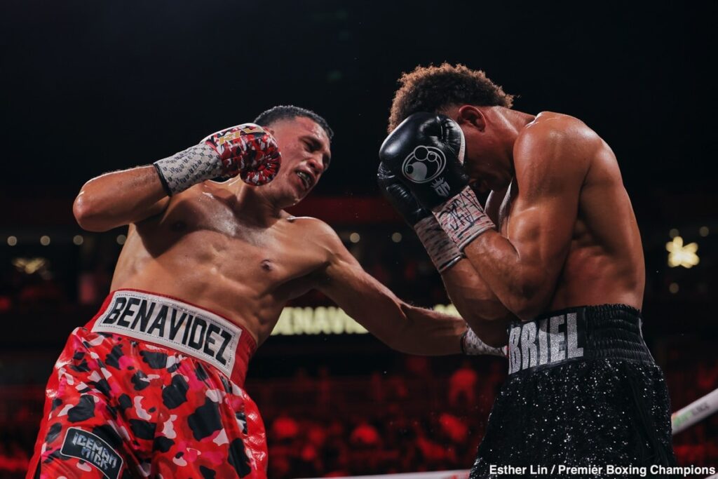 Image: Benavidez at Beterbiev-Bivol 2: A Prelude to a Mega-Fight?